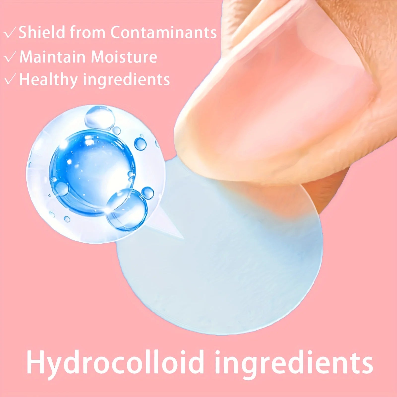 HITWORKER 800-Piece Acne Patches | Hydrocolloid round Acne Patches | Powerful Absorption of Acne Secretions, Gentle Cleansing An