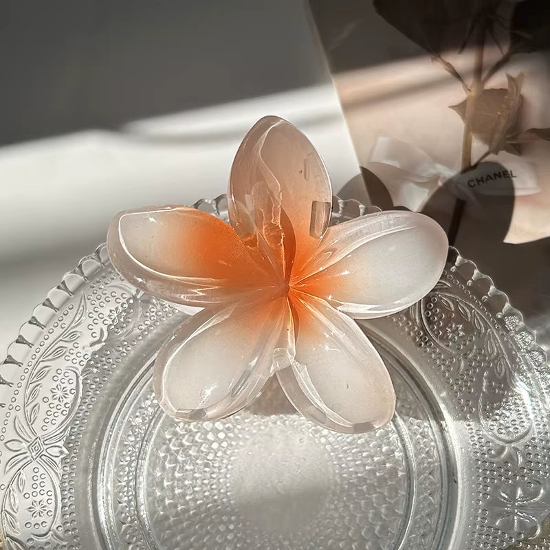 Fashion Flower Hair Clips for Women Bohemia Large Hair Claw Clamp Hairpins Barrettes Girls Beach Hair Accessories Headwear Gifts