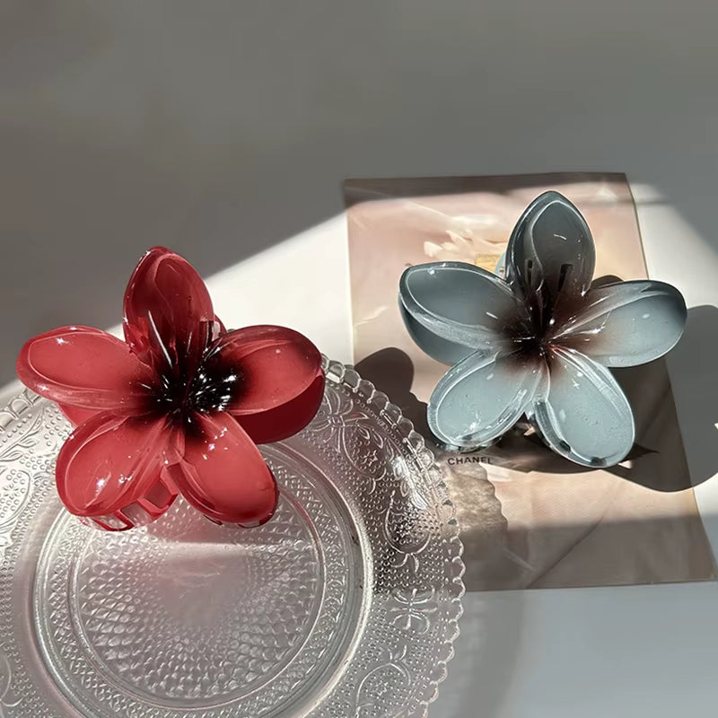Fashion Flower Hair Clips for Women Bohemia Large Hair Claw Clamp Hairpins Barrettes Girls Beach Hair Accessories Headwear Gifts