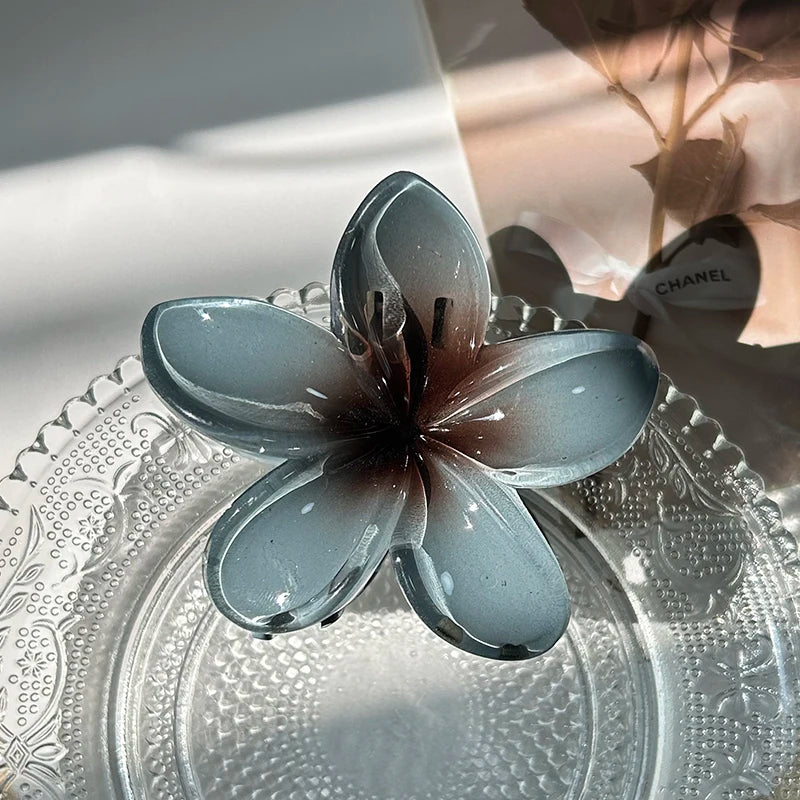 Fashion Flower Hair Clips for Women Bohemia Large Hair Claw Clamp Hairpins Barrettes Girls Beach Hair Accessories Headwear Gifts