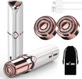 Facial Hair Remover for Women,Hair Removal Device Rechargeable,Epilator for Women for Face Included 2 X Replacement Heads,Painless Lady Shavers,For Lip,Mustache, Chin