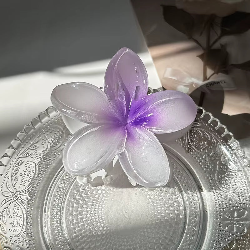 Fashion Flower Hair Clips for Women Bohemia Large Hair Claw Clamp Hairpins Barrettes Girls Beach Hair Accessories Headwear Gifts