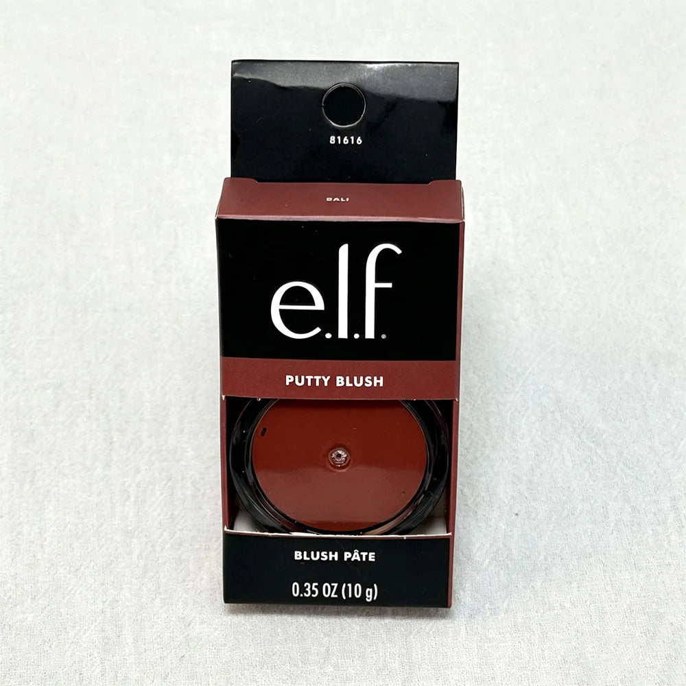 Elf Putty Blush, Single Matte Cream Blush, Dual-Use as Cream Eyeshadow, Natural Soft Tone for Effortless Everyday Facial Makeup