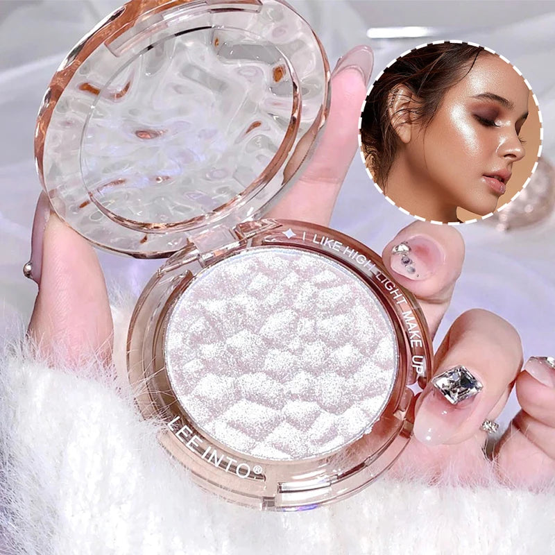 High Gloss Powder Gloss Glitter Highlight Contour Palette Natural Gloss Contour Concealer Lasting Light