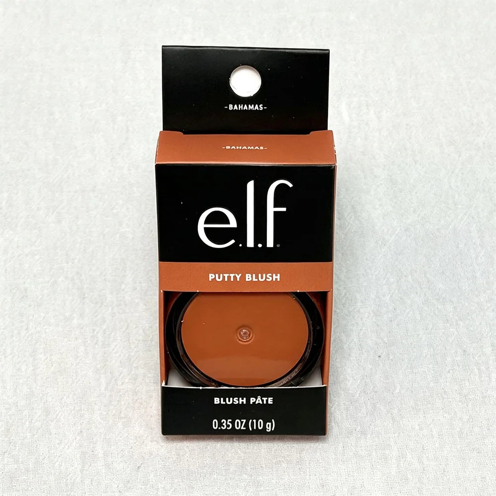 Elf Putty Blush, Single Matte Cream Blush, Dual-Use as Cream Eyeshadow, Natural Soft Tone for Effortless Everyday Facial Makeup
