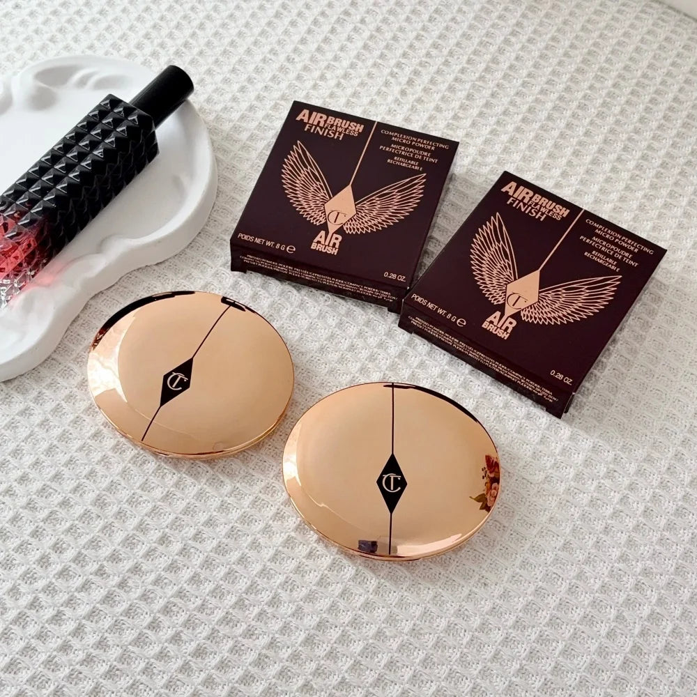Brightening Oil-Control Powder Compact Delicate and Long-Lasting Silky Dual-Color Blush to Contour the Face