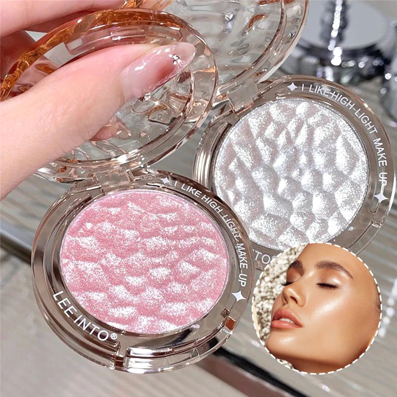 High Gloss Powder Gloss Glitter Highlight Contour Palette Natural Gloss Contour Concealer Lasting Light