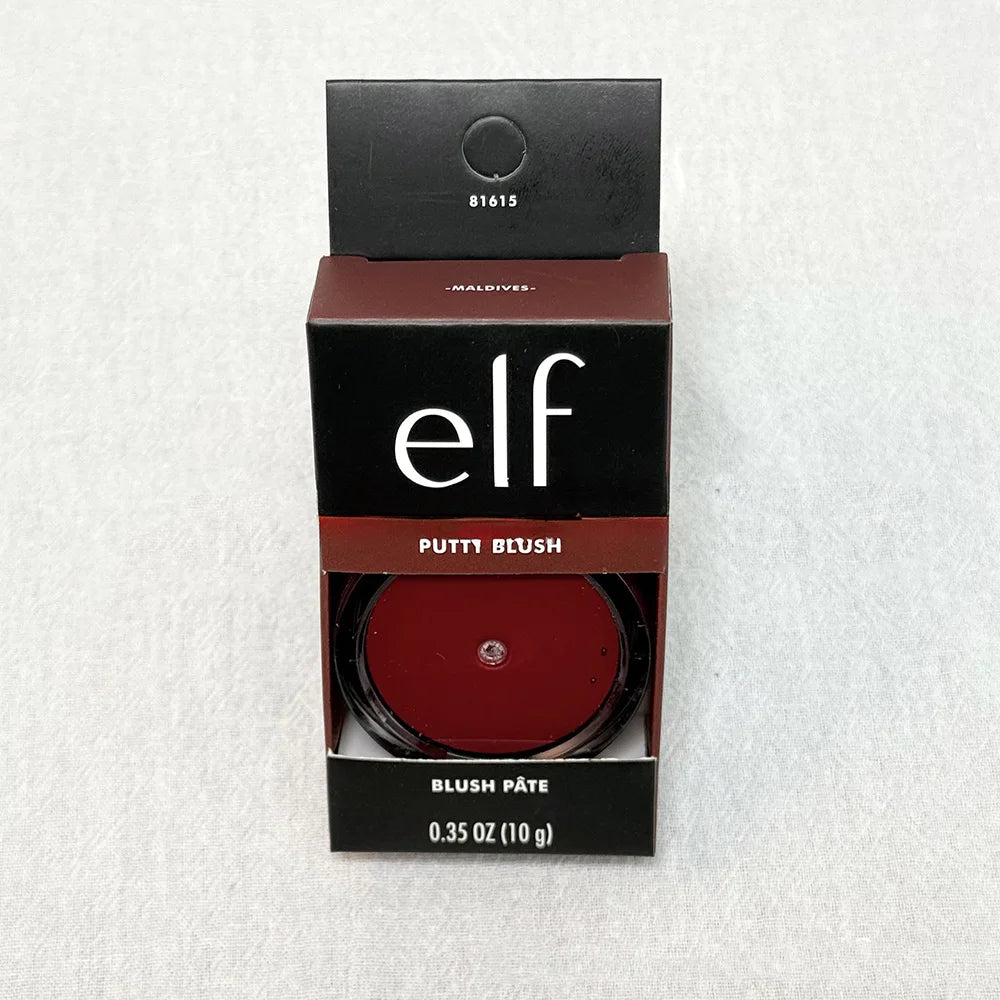 Elf Putty Blush, Single Matte Cream Blush, Dual-Use as Cream Eyeshadow, Natural Soft Tone for Effortless Everyday Facial Makeup