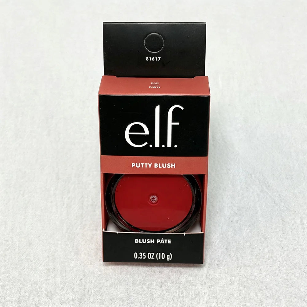 Elf Putty Blush, Single Matte Cream Blush, Dual-Use as Cream Eyeshadow, Natural Soft Tone for Effortless Everyday Facial Makeup