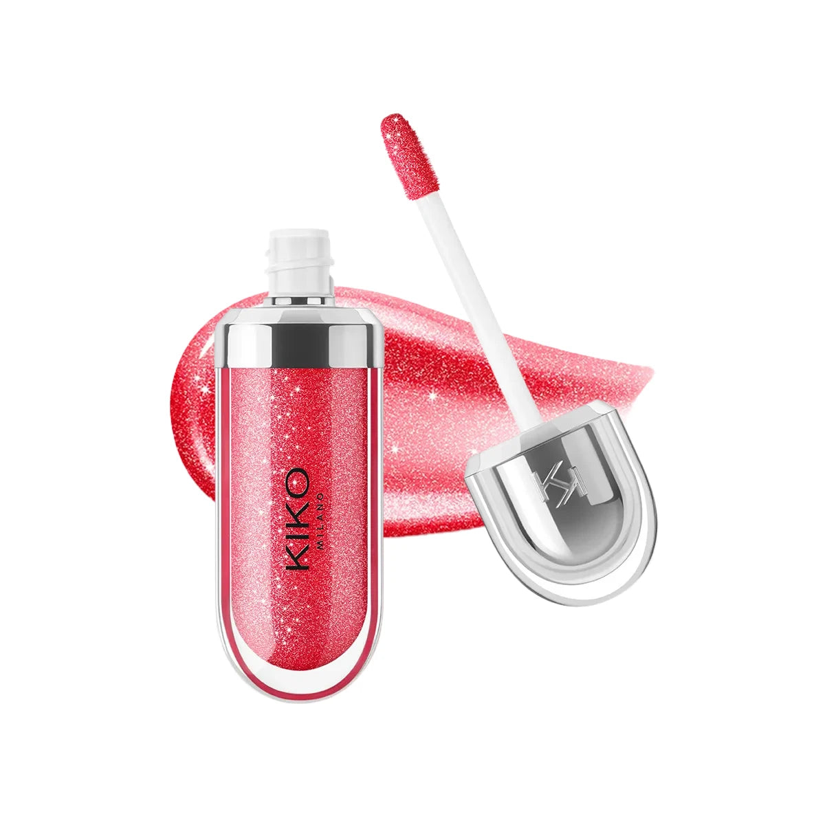 Original  3D Mirror Lip Glaze Waterproof Non Fading and Non Stick Cup Gentle Bean Paste Color Fine Shiny Point Charm Red