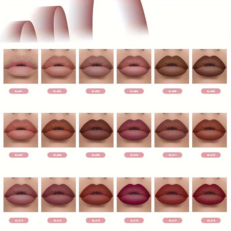 6Pcs Velvet Matte Lip Liner Pencils Set Long-Lasting Non-Drying Perfect for Lining Filling Lips Versatile for All Skin Typ