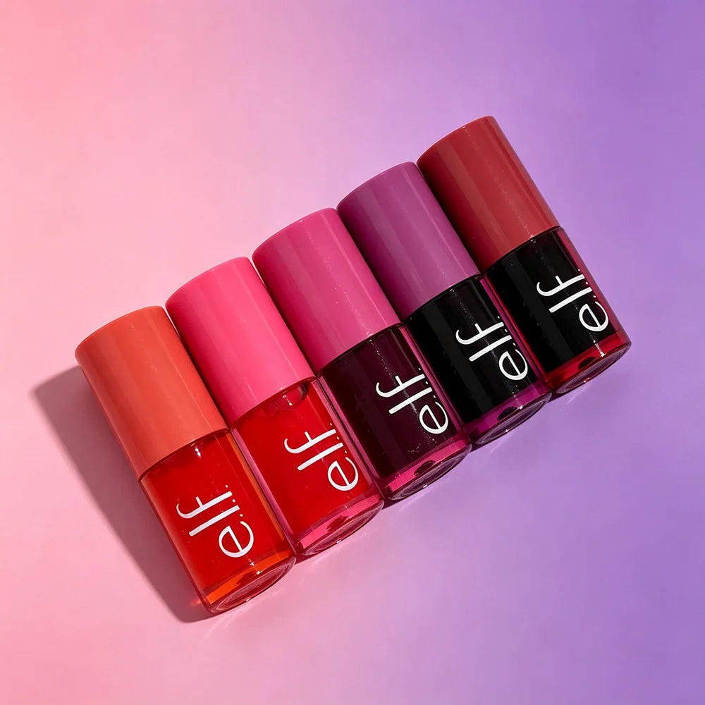 Elf New Sheer for It Blush Tint Dual-Use Liquid Blush Lip Gloss Sheer Tone Smooth Texture Nice Glow for Lip Cheek Daily Makeup