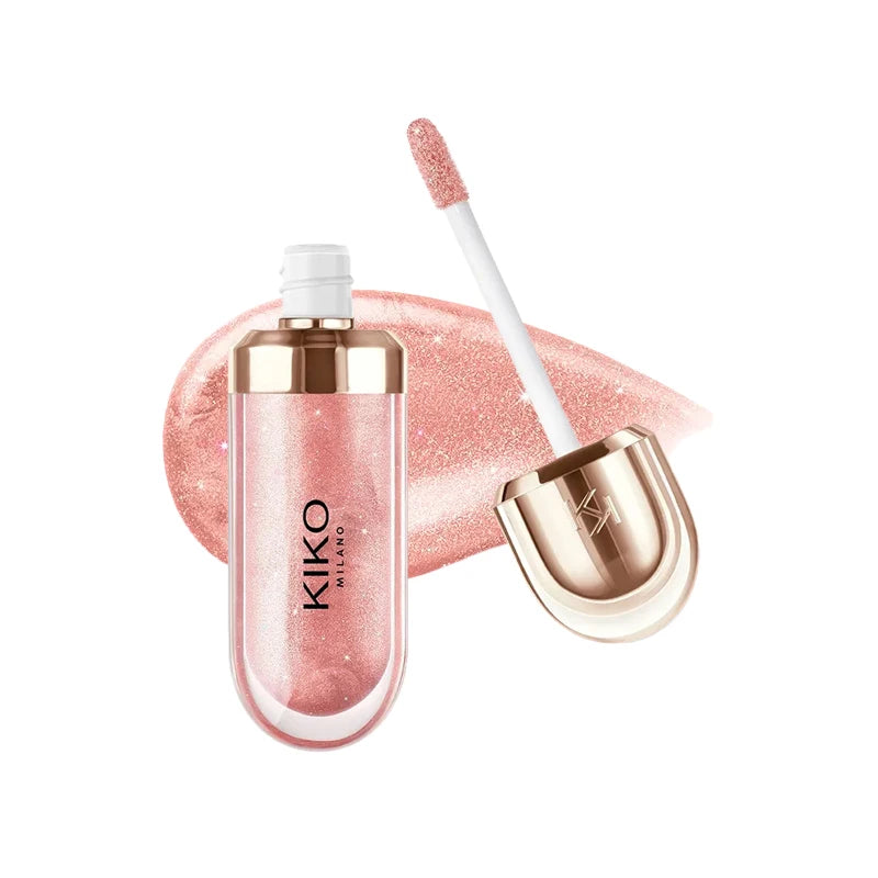 Original  3D Mirror Lip Glaze Waterproof Non Fading and Non Stick Cup Gentle Bean Paste Color Fine Shiny Point Charm Red