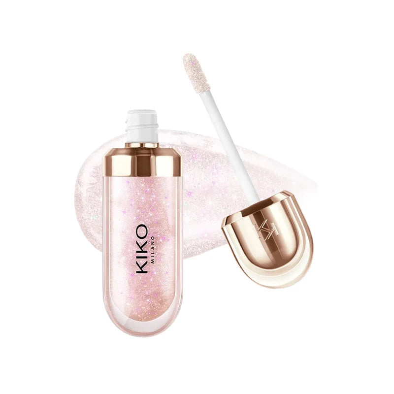 Original  3D Mirror Lip Glaze Waterproof Non Fading and Non Stick Cup Gentle Bean Paste Color Fine Shiny Point Charm Red
