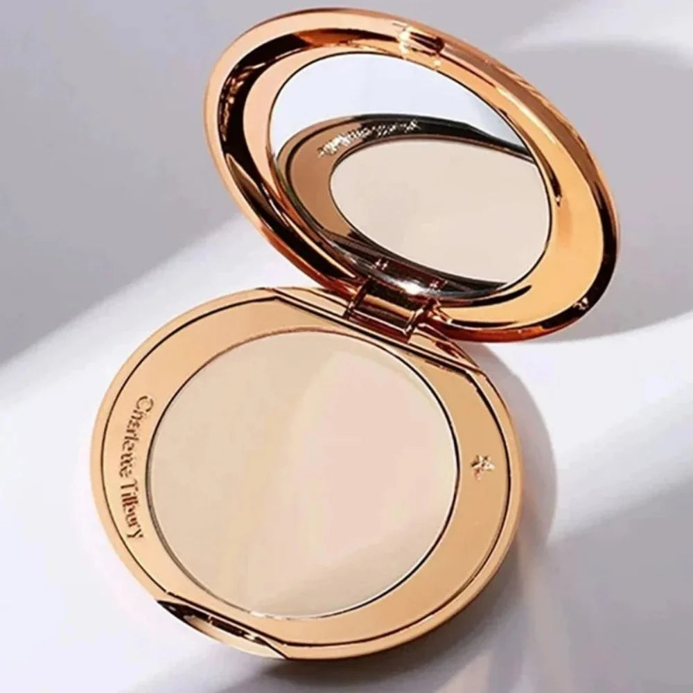 Brightening Oil-Control Powder Compact Delicate and Long-Lasting Silky Dual-Color Blush to Contour the Face