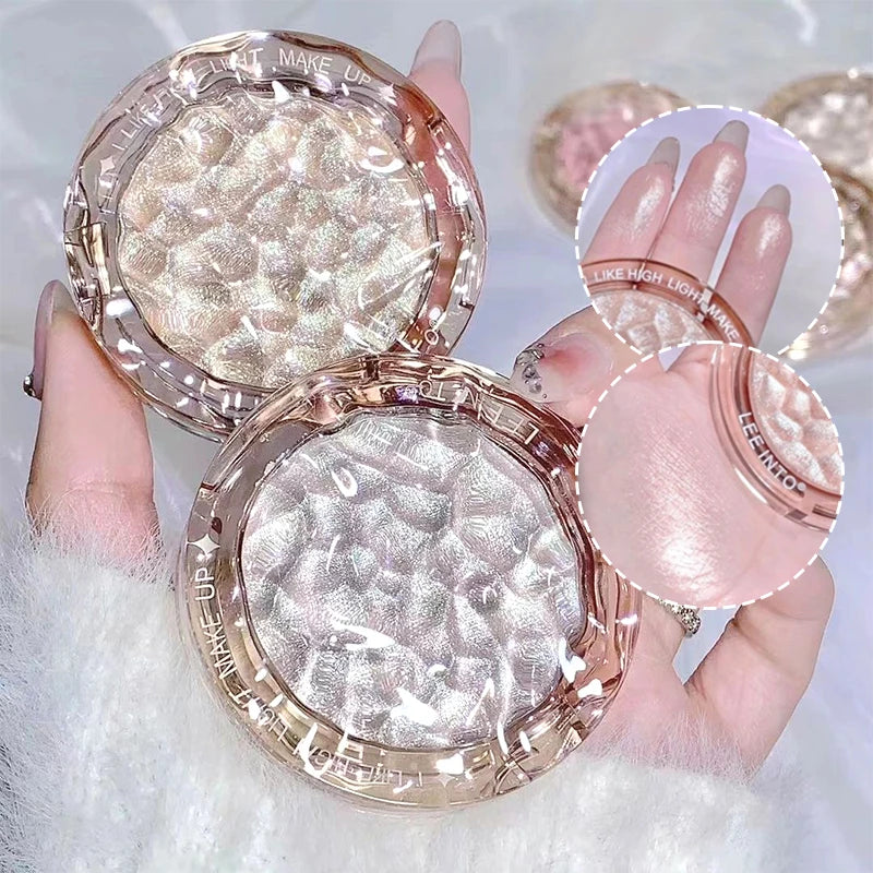 High Gloss Powder Gloss Glitter Highlight Contour Palette Natural Gloss Contour Concealer Lasting Light