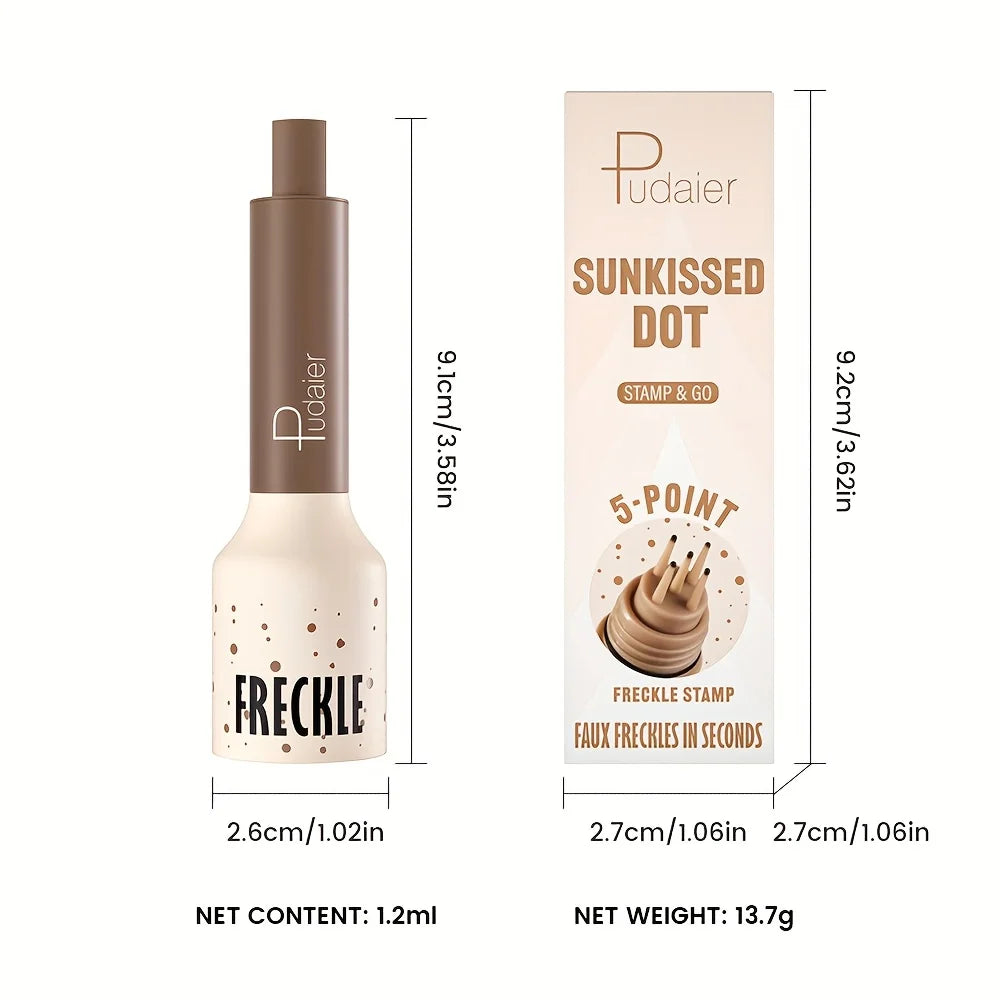 Freckle Stamp Makeup Pen Waterproof, Natural Look Dot Freckles, Long Lasting, Sweatproof, Beginner Friendly