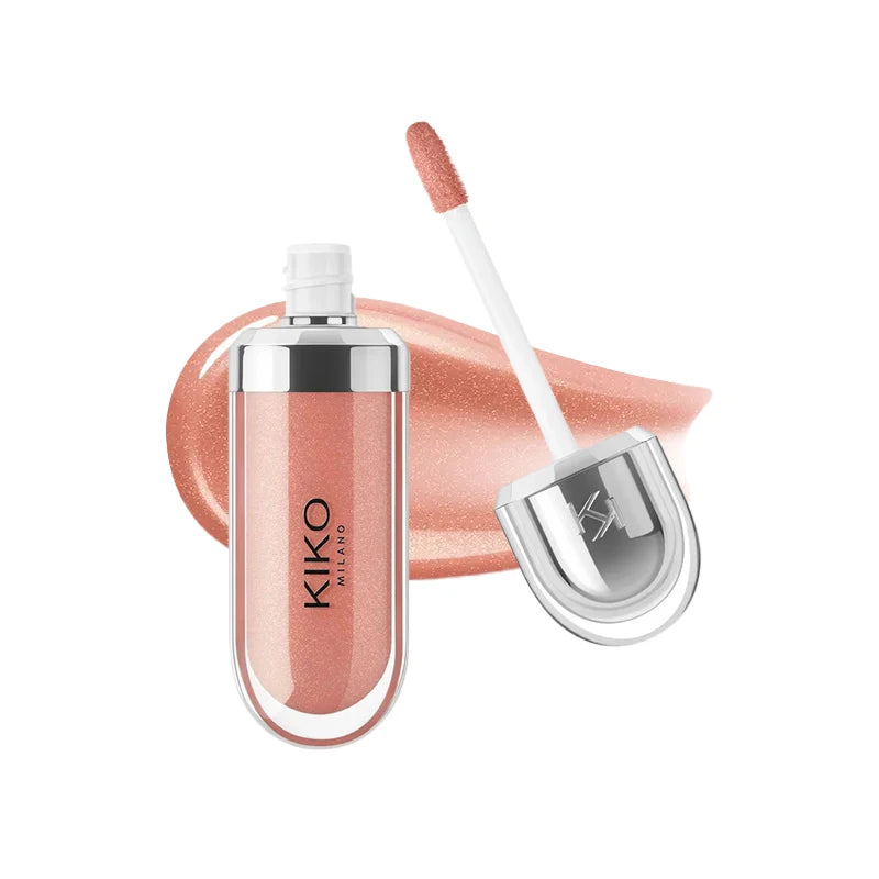 Original  3D Mirror Lip Glaze Waterproof Non Fading and Non Stick Cup Gentle Bean Paste Color Fine Shiny Point Charm Red