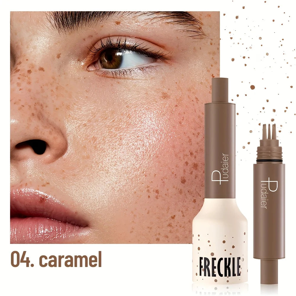 Freckle Stamp Makeup Pen Waterproof, Natural Look Dot Freckles, Long Lasting, Sweatproof, Beginner Friendly