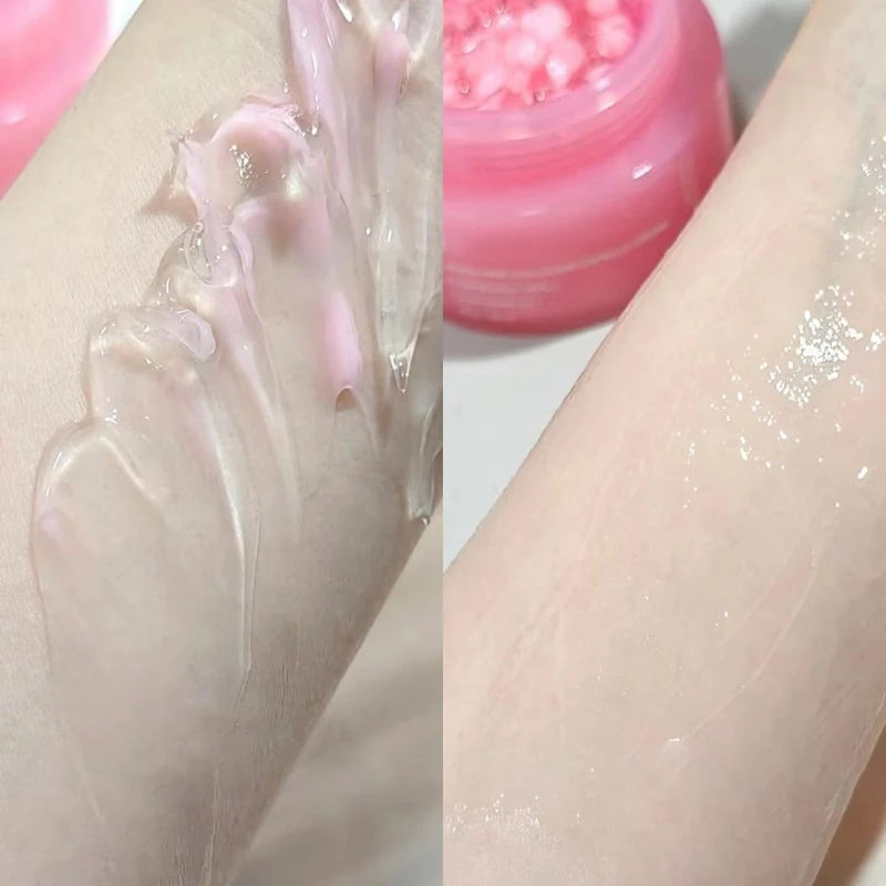 Korean Pink Collagen PDRN Capsule Cream with Niacinamide Cream for Uneven Skin Tone Lightweight Face Moisturizer Non Greasy Care