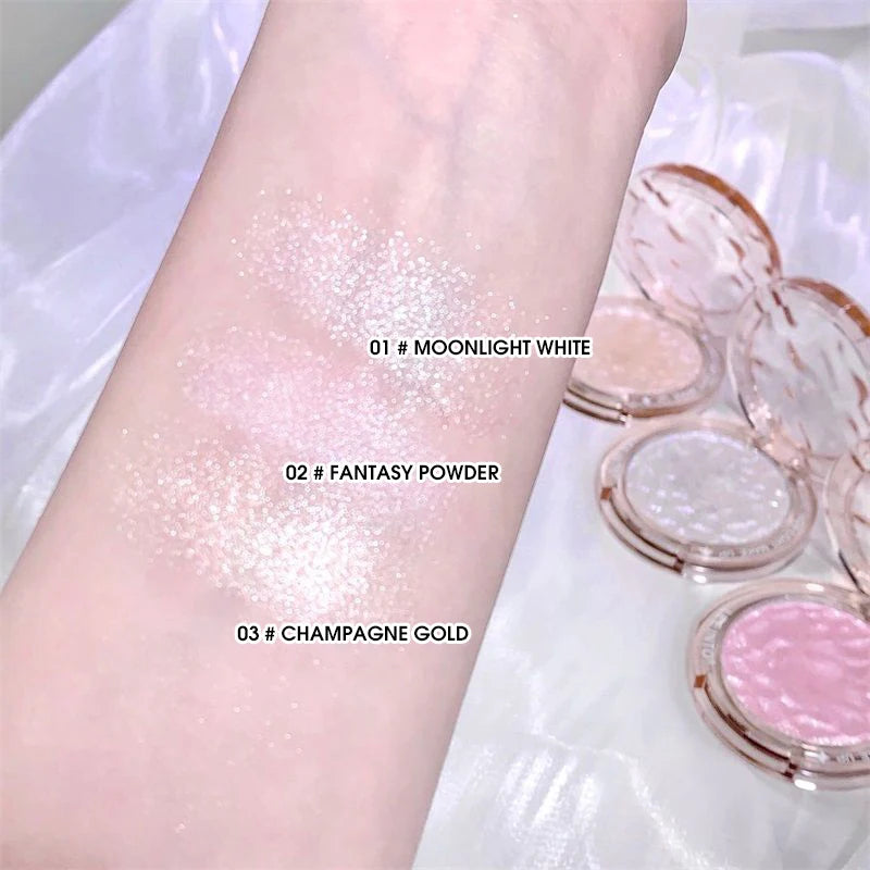 High Gloss Powder Gloss Glitter Highlight Contour Palette Natural Gloss Contour Concealer Lasting Light