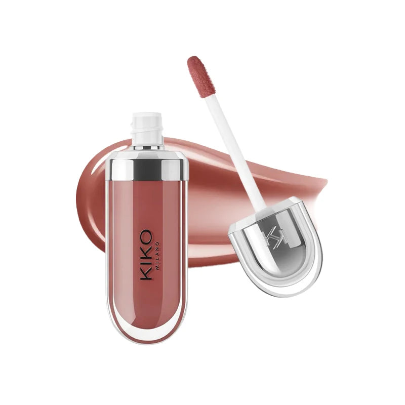 Original  3D Mirror Lip Glaze Waterproof Non Fading and Non Stick Cup Gentle Bean Paste Color Fine Shiny Point Charm Red