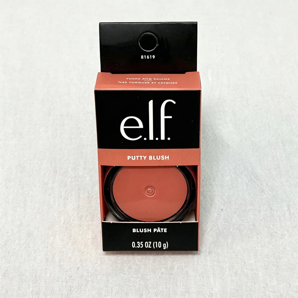 Elf Putty Blush, Single Matte Cream Blush, Dual-Use as Cream Eyeshadow, Natural Soft Tone for Effortless Everyday Facial Makeup