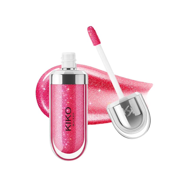 Original  3D Mirror Lip Glaze Waterproof Non Fading and Non Stick Cup Gentle Bean Paste Color Fine Shiny Point Charm Red
