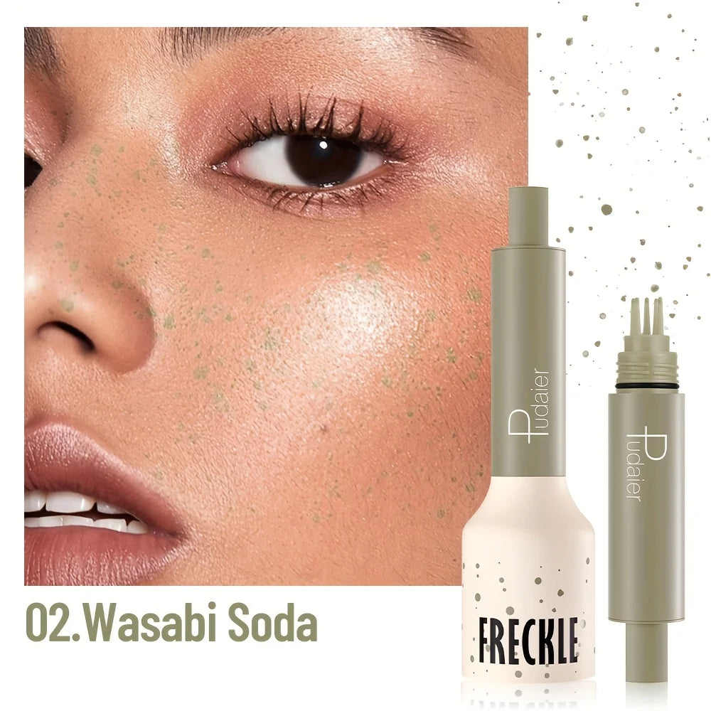 Freckle Stamp Makeup Pen Waterproof, Natural Look Dot Freckles, Long Lasting, Sweatproof, Beginner Friendly