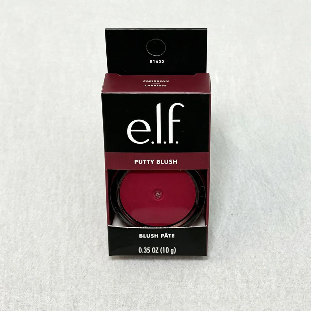 Elf Putty Blush, Single Matte Cream Blush, Dual-Use as Cream Eyeshadow, Natural Soft Tone for Effortless Everyday Facial Makeup