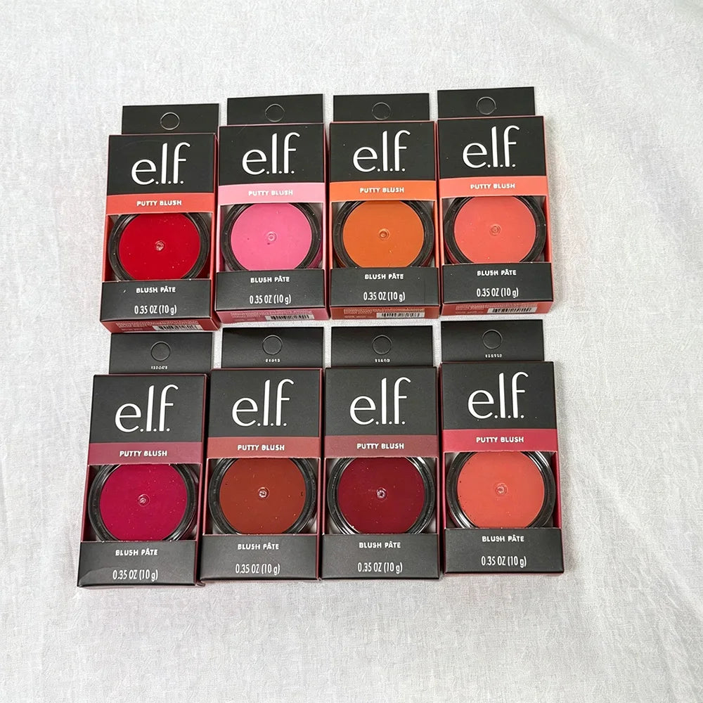 Elf Putty Blush, Single Matte Cream Blush, Dual-Use as Cream Eyeshadow, Natural Soft Tone for Effortless Everyday Facial Makeup