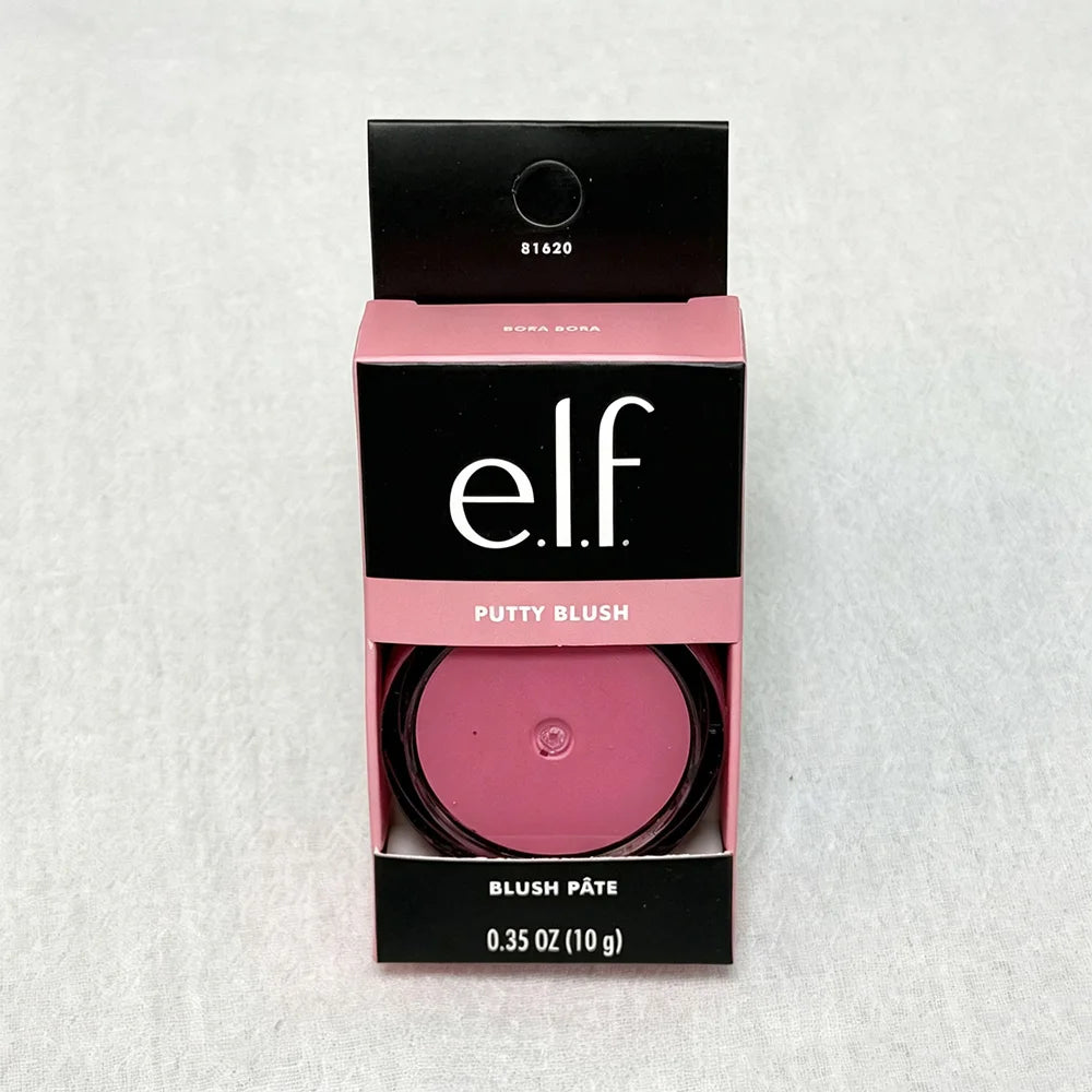 Elf Putty Blush, Single Matte Cream Blush, Dual-Use as Cream Eyeshadow, Natural Soft Tone for Effortless Everyday Facial Makeup