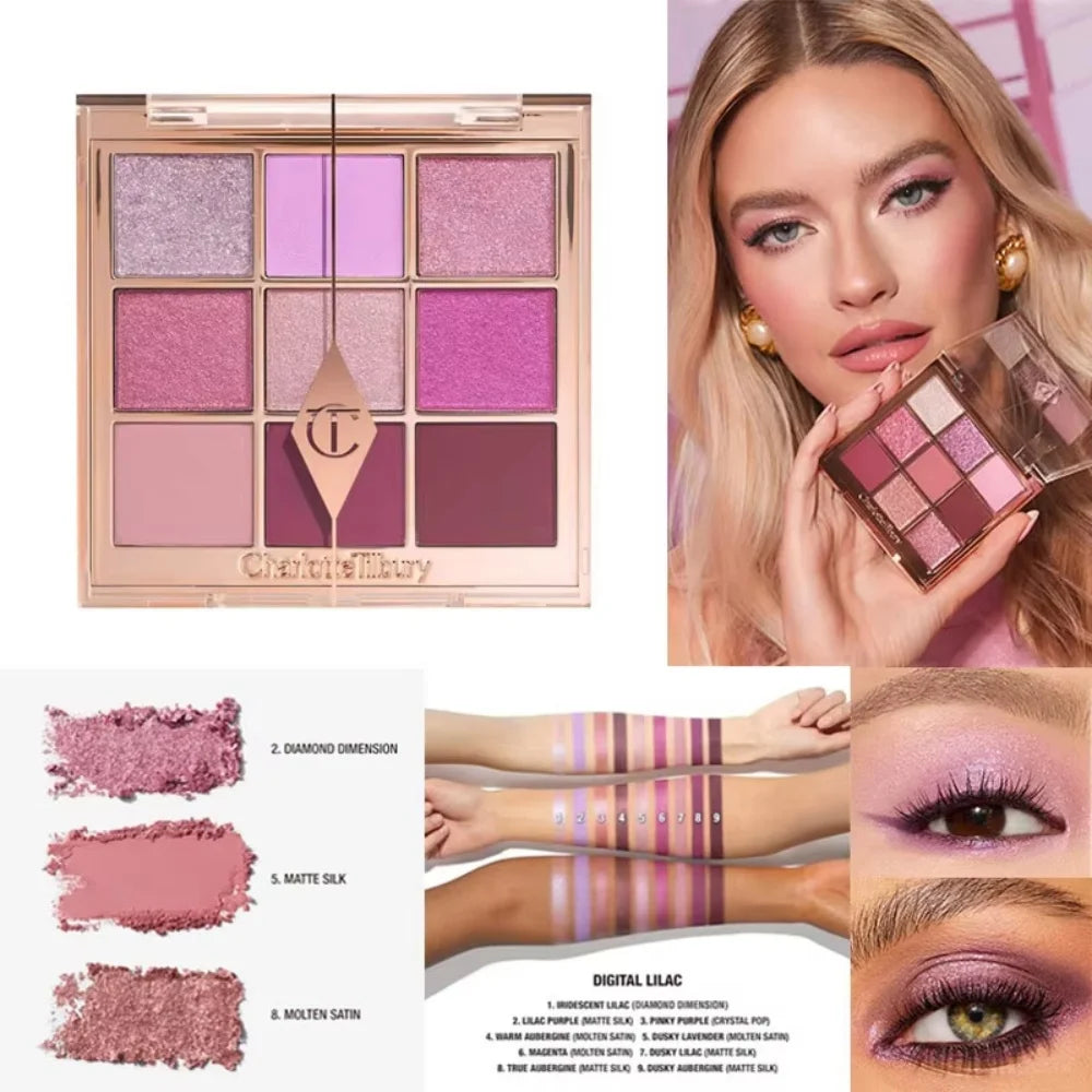 Eye Shadow Disk Love 2-Colors Powder Blusher Star Pink Powder Blusher Highlight 6-Colors Super Nudes Easy Eye