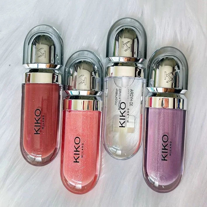 Original  3D Mirror Lip Glaze Waterproof Non Fading and Non Stick Cup Gentle Bean Paste Color Fine Shiny Point Charm Red