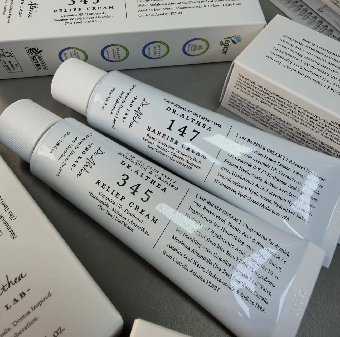 Original  345 Relief Cream Mist 147 Antioxidant Whitening Cream Moisturizing Intensive Repair Original Essence Mist