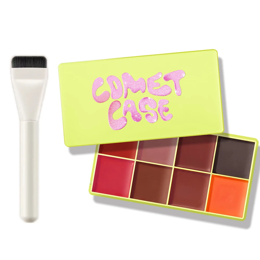 Curve Case Cream Eyebrow Cream Blush Highlighter Palette Matte Shimmer Finishes Shadow Tones Long-Lasting Cosmetics