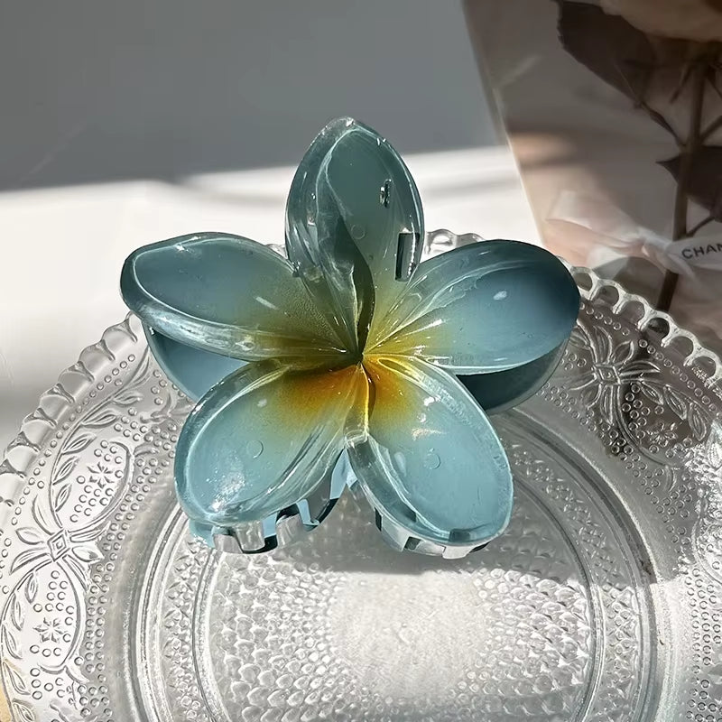 Fashion Flower Hair Clips for Women Bohemia Large Hair Claw Clamp Hairpins Barrettes Girls Beach Hair Accessories Headwear Gifts