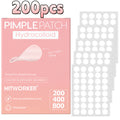 HITWORKER 800-Piece Acne Patches | Hydrocolloid round Acne Patches | Powerful Absorption of Acne Secretions, Gentle Cleansing An